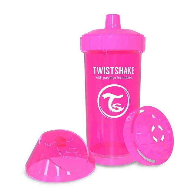 Дитяча чашка Twistshake 360 мл Рожева (7350083120687) - Фото 3 Дитяча чашка Twistshake 360 мл Рожева (7350083120687) - зображення 3