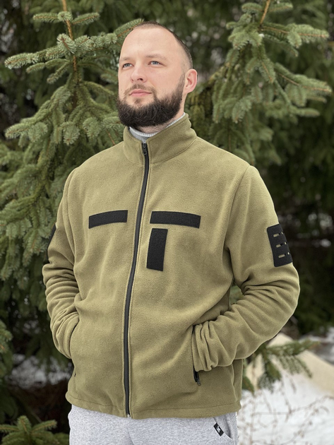 Военная тактическая флисовая кофта Олива ЗСУ 54 (XL) - изображение 1