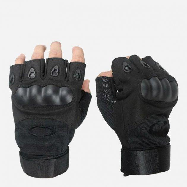 Перчатки Oakley тактические беспалые черный XL (00-00008062) - изображение 1