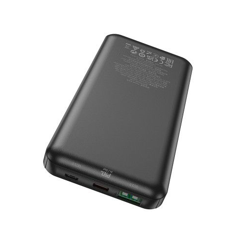 Power Bank портативное зарядное УМБ Hoco J102A 20000 mAh USB Type-C 20Вт QC black - изображение 3