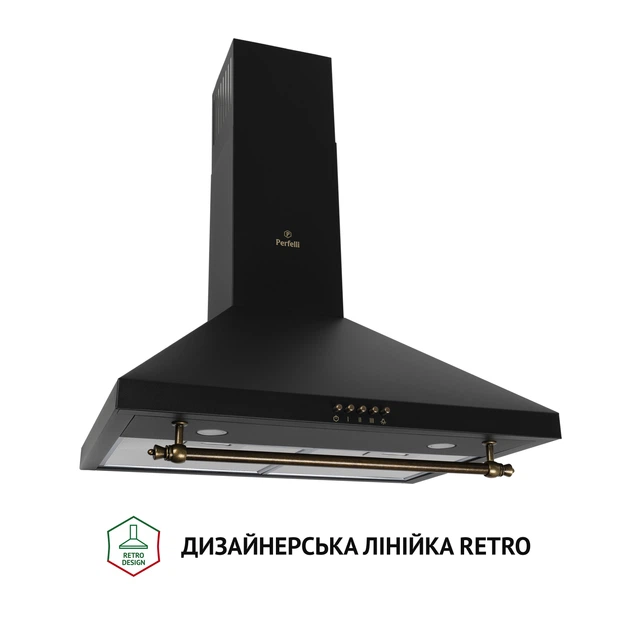 Вытяжка купольная Perfelli K 6432 BL 850 LED RETRO - изображение 2