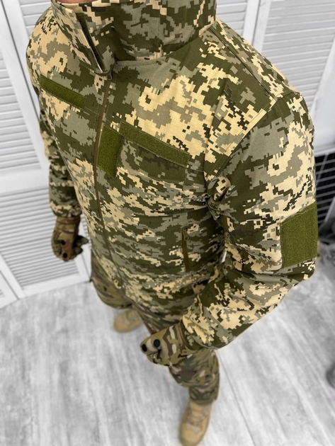 Тактична тепла зимова військова куртка - бушлат Ukr-Tac , Камуфляж: Піксель ЗСУ, Розмір: XL - зображення 2