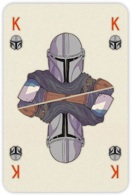 Гральні карти Winning Moves STAR WARS The Mandalorian (5036905043427) - зображення 3