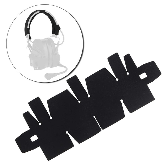 Накладка тактична, оголов'я для активних навушників Tactical Headset Velcro (15059) - зображення 1