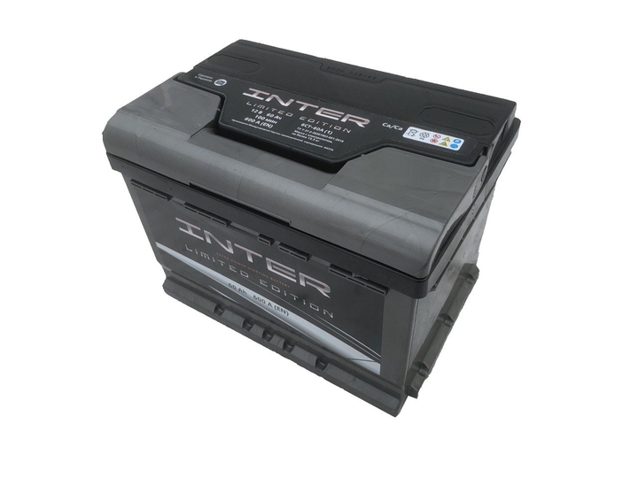 Автомобильный аккумулятор INTER Limited 60 Ah/12V (1) – фото, отзывы ...