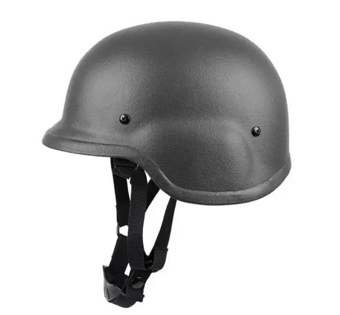 Шлем-каска с ушной защитой чорна стандарта NATO NIJ IIIA (1 клас ДСТУ 8835:2019) - изображение 1