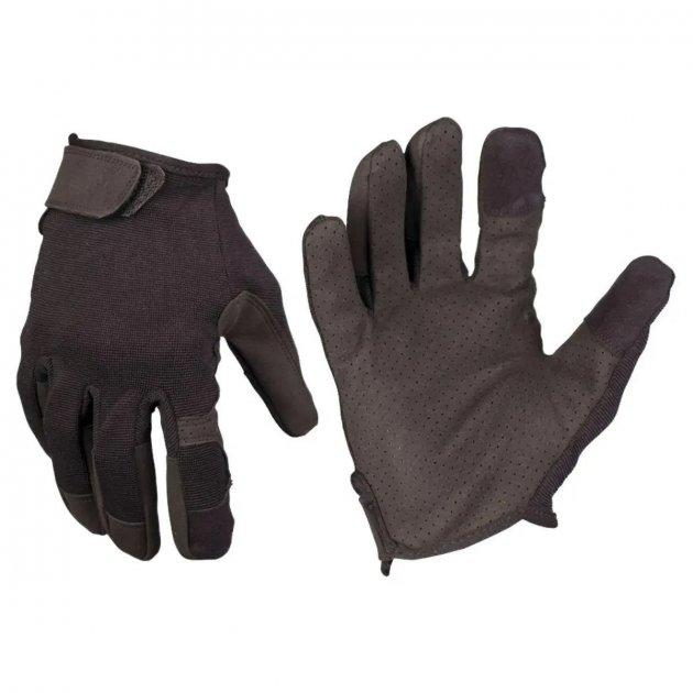 Тактичні рукавиці літні Mil-Tec "TOUCH" L Black - зображення 1