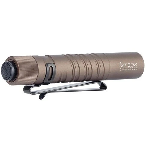 Фонарь ручной Olight I3T EOS Desert Tan коричневый светодиодный водонепроницаемый противоударный - изображение 2