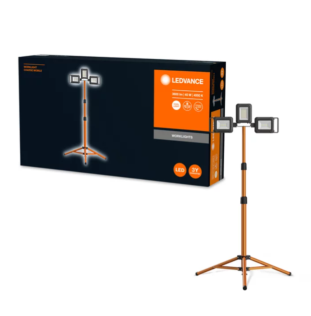 Прожектор LED з акумулятором 2г 3600lm 4000К 1694мм IP54 Ledvance (4058075576575) - зображення 2