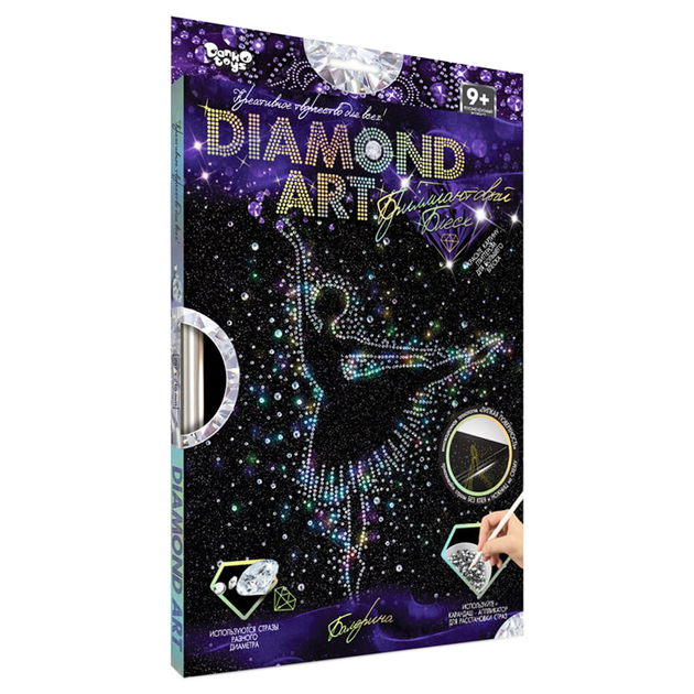 Комплект креативного творчества DAR-01 "DIAMOND ART" Балерина - Фото 1 Комплект креативного творчества DAR-01 "DIAMOND ART" Балерина - изображение 1