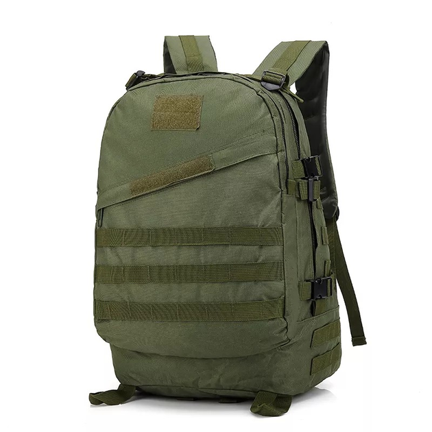 Рюкзак тактический FG Зеленый 43 л с системой подвески Molle + поясной ремень - изображение 2