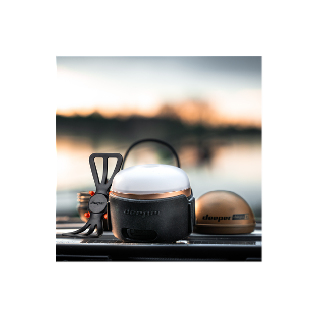 Эхолот Deeper CHIRP+WiFi+GPS 2.0 (фонарь-повербанк Deeper Lanterm, крепление для смартфона на удилище). - изображение 5