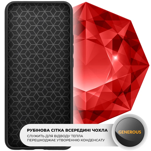 Комбінований чохол Generous OPPO A96 Black (29899-2B) – фото