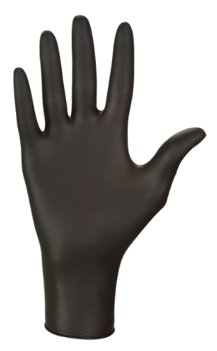 Нітрилові рукавички М (7-8) чорні Nitrylex® PF Black - зображення 2