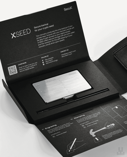Мнемонический планшет SecuX Xseed - Фото 2 Мнемонический планшет SecuX Xseed - изображение 2
