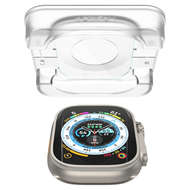 Захисне скло Spigen Glas.tR EZ Fit 2-Pack до Apple Watch Ultra 1/2/3 49mm (AGL05556) - зображення 4