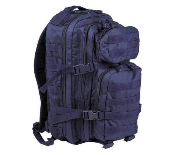 Рюкзак тактичний Mil-Tec 20Л. Темно-Синій US ASSAULT PACK SM DK.BLAU (14002003-20) - изображение 1