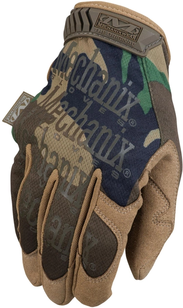 Рукавиці тактичні Mechanix Wear The Original Gloves XL Woodland Camo (2000980571444) - зображення 1
