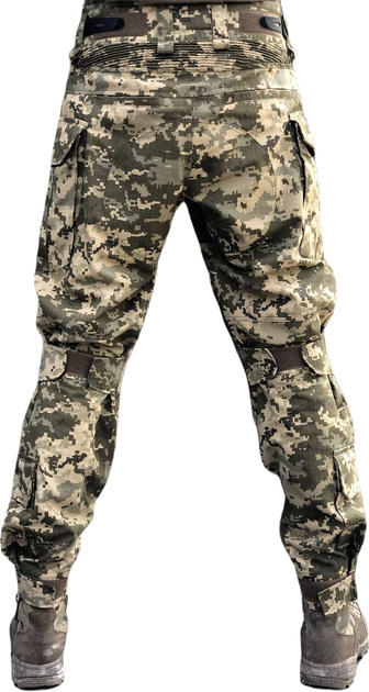 Штурмовые штаны UATAC GEN 5.2 с наколенниками и тактическим ремнем (XXL) пиксель (pixel) - изображение 2