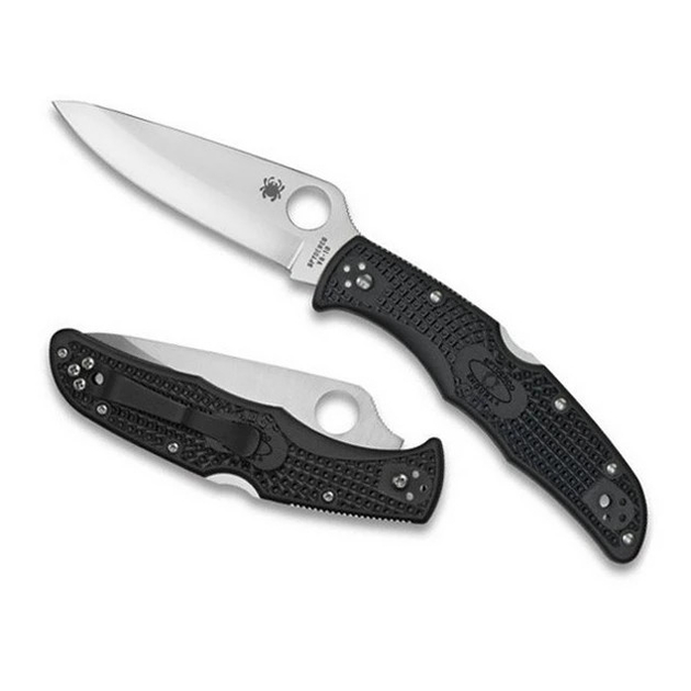 Ніж Spyderco Endura 4 Flat Ground, к:чорний - изображение 1