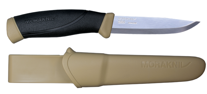 Ніж Morakniv Companion Desert, stainless steel з піхвами - зображення 1