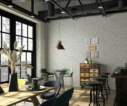 Шпалери вінілові на флізеліновій основі Marburg Loft Superior сірий 1,06 х 10,05м (3411) - Фото 8 Шпалери вінілові на флізеліновій основі Marburg Loft Superior сірий 1,06 х 10,05м (3411) - зображення 8