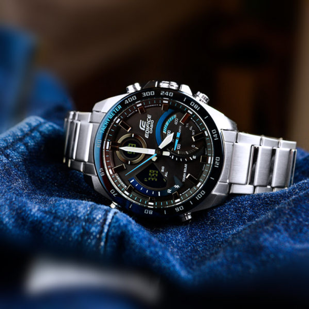 Мужские часы Casio Edifice ECB-900DB-1BER – фото, отзывы