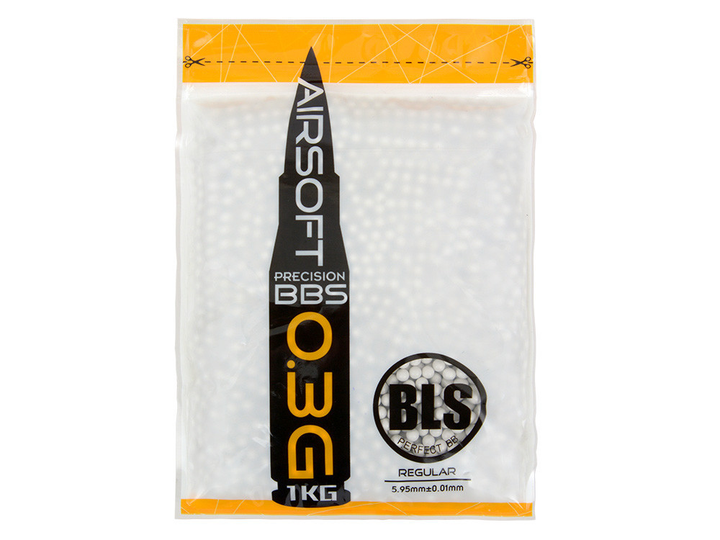 Шары BLS PRECISION BB PELLETS – 0.30g -3333шт - 1kg - изображение 1