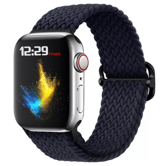 Нейлоновый ремешок Fruct Nylon Buckles Band для Apple Watch 38/40/41/42 mm Navy - Фото 1 Нейлоновый ремешок Fruct Nylon Buckles Band для Apple Watch 38/40/41/42 mm Navy - изображение 1