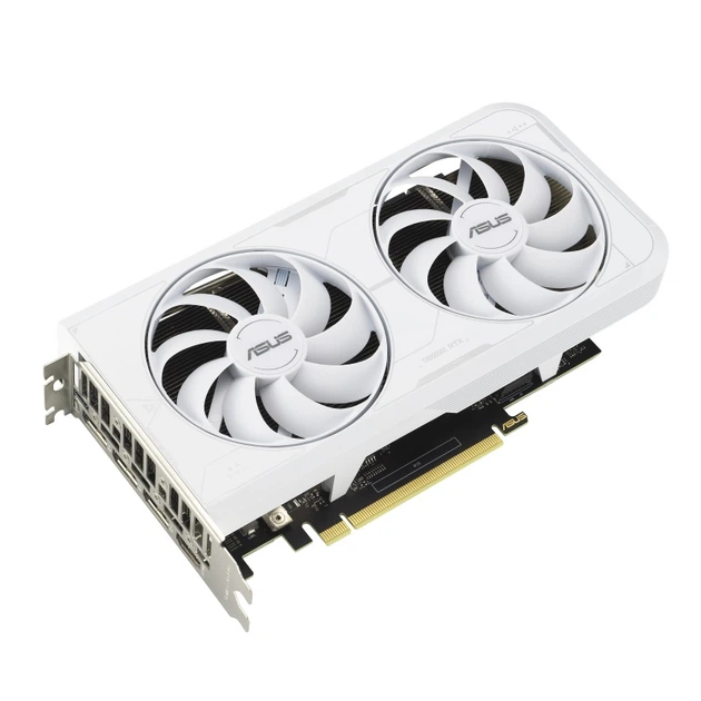 Видеокарта GF RTX 3060 Ti 8GB GDDR6X Dual White Asus (DUAL
