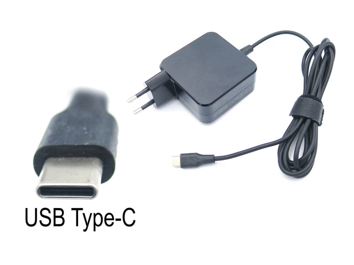 Блок живлення Type-C 45W для Acer, Apple, Asus, HP, Dell, Lenovo, Samsung, Xiaomi. Квадратний (66555) - изображение 2