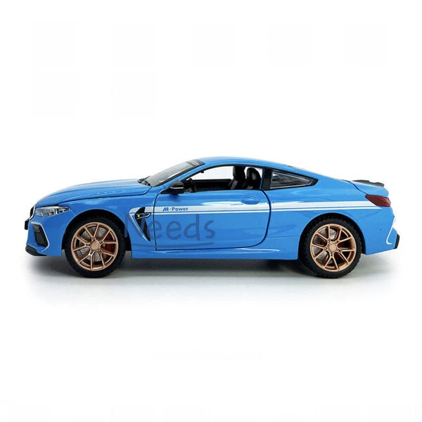 Металлическая машинка BMW M8 игрушка детская моделька коллекционная 15 см Голубой (1512927) - изображение 3
