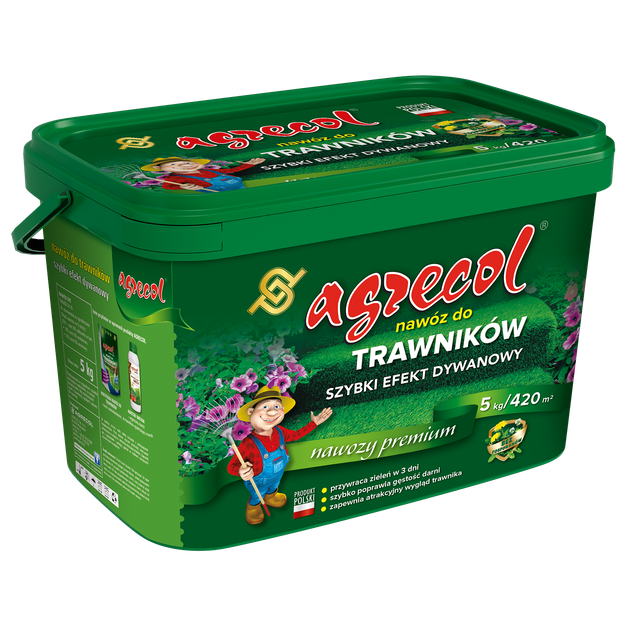Удобрение для газонов быстрый ковровый эффект Agrecol 5 кг - изображение 2