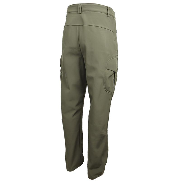 Тактичні штани Lesko B001 Green (2XL) чоловічі демісезонні військові з кишенями водостійкі - зображення 2