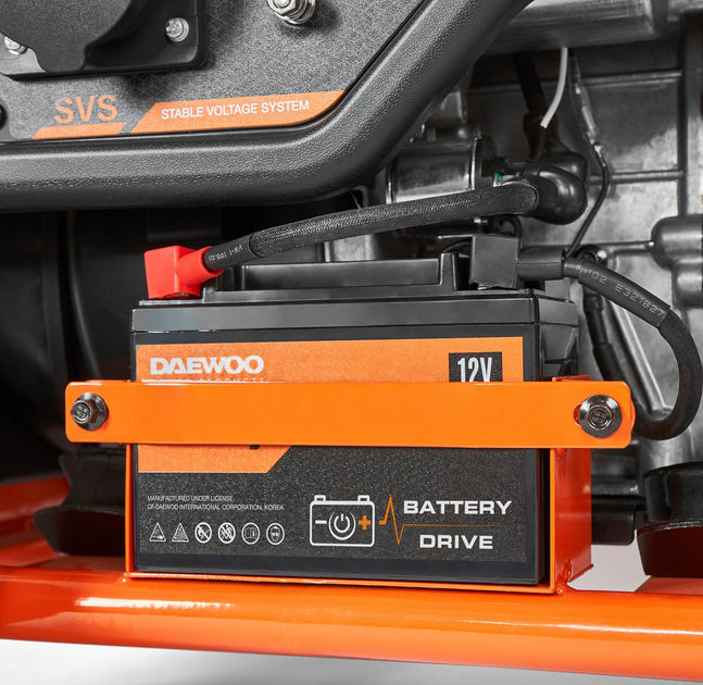 Інверторний генератор бензиновий Daewoo GDA6600Ei 5/5.5 кВт електричний пуск - зображення 5