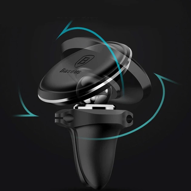 Автотримач для телефона Baseus Magnetic Air Vent Car Mount Holder Gold (SUGX-A0V) - изображение 6