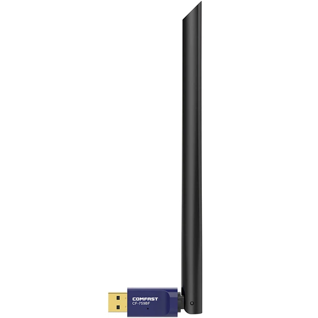 Дводіапазонний 2.4 / 5 Ггц Wi-Fi адаптер Comfast CF-759BF з антеною 6 dBi 650 Mbps - зображення 2