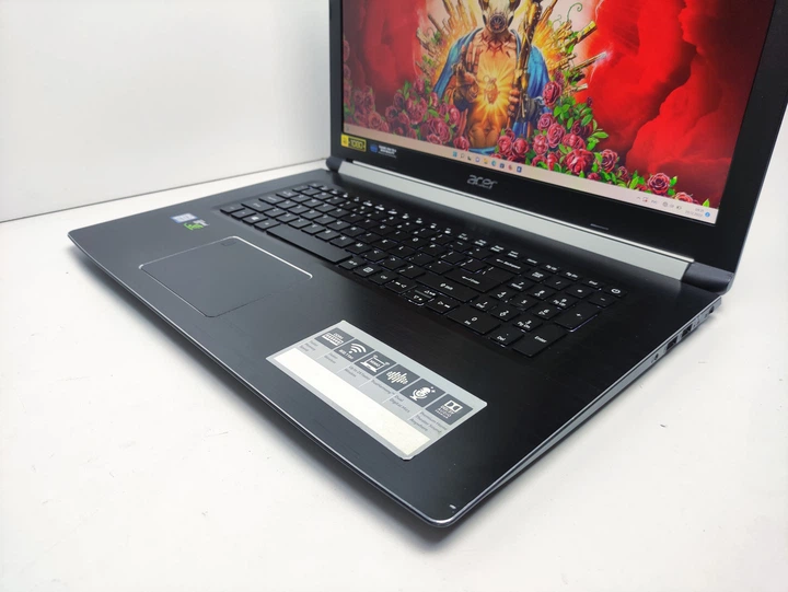 Ноутбук Acer Aspire 7 FHD 17.3 Core i5-8300H 4ядра 8Gb Ram SSD512GB Nvidia GTX1050 4GB Б/У - зображення 4