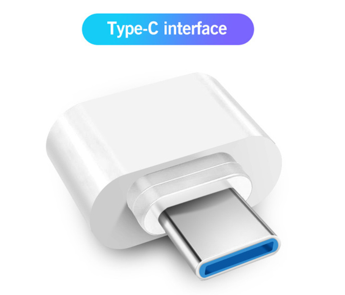 Адаптер перехідник OTG USB Type-C White - Фото 5 Адаптер перехідник OTG USB Type-C White - изображение 5