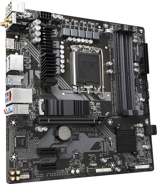Материнская плата Gigabyte B760M DS3H AX DDR4 (s1700, Intel B760, PCI ...