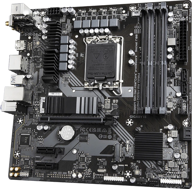 Материнська плата Gigabyte B760M DS3H AX DDR4 (s1700, Intel B760, PCI-Ex16) - зображення 3