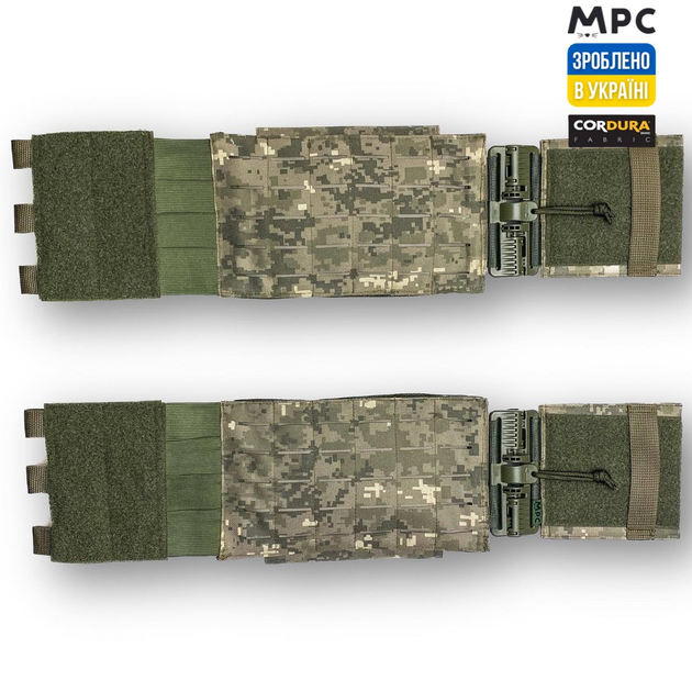 Камербанд тактичний під балістичні пластини з пряжкою швидкого скидання і системою Моллі MPC Модель 4 Піксель - зображення 2