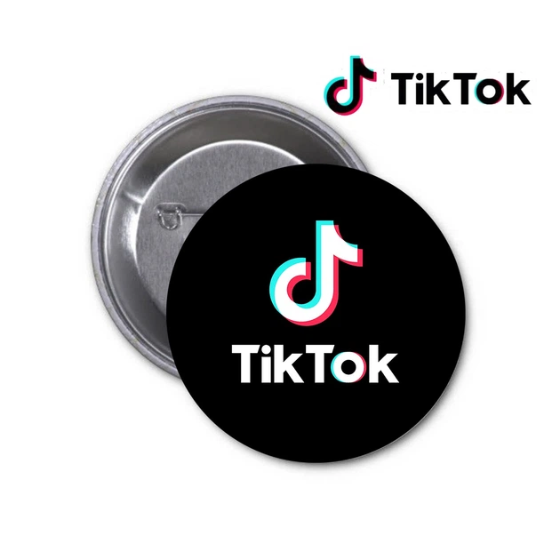 Значок Tik Tok Тик Ток #05 ( TikTok ТикТок ) - Фото 1 Значок Tik Tok Тик Ток #05 ( TikTok ТикТок ) - изображение 1