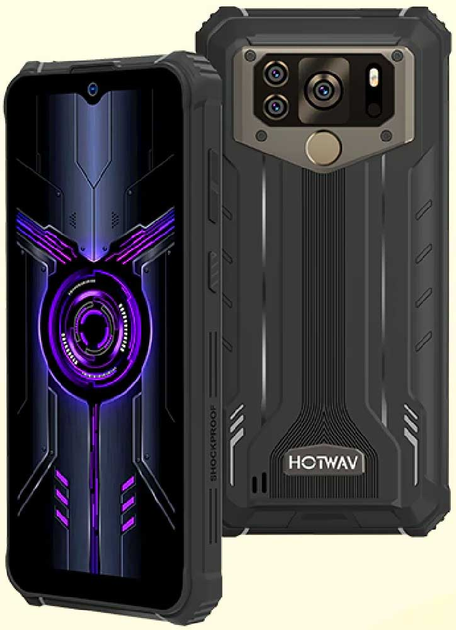 Мобильный телефон Hotwav Cyber W10 Pro 6/64Gb (АКБ 15000 мАч) Black ...