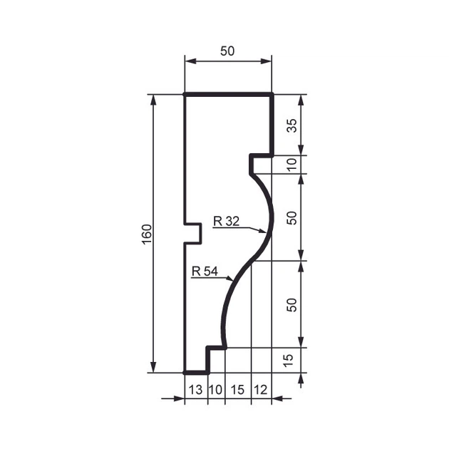 Молдинг Prestige Decor MC166 (160х50)мм - изображение 2