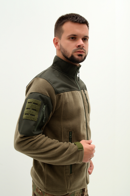 Кофта флисовая military P1 MU 4XL Хаки (2000989334439) - изображение 2