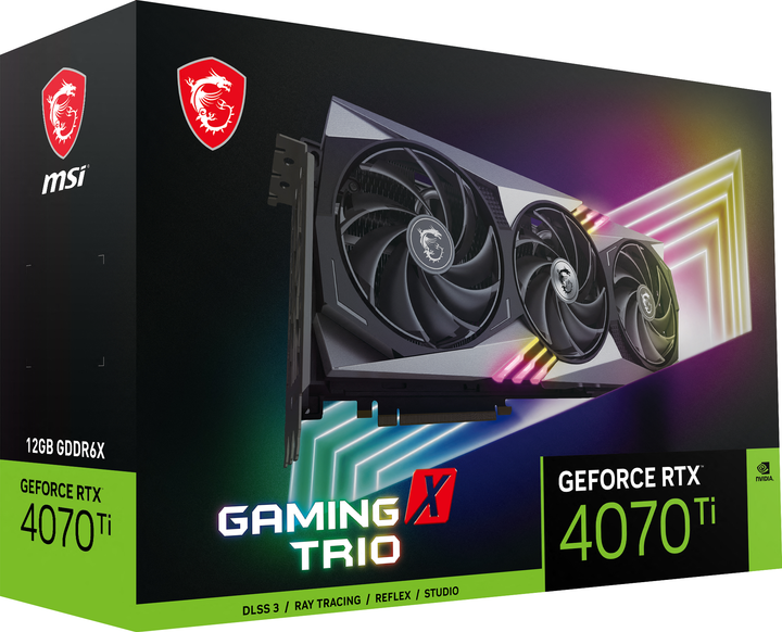 GeForce MSI Trio X Gaming RTX4070ti MSI ★美品★ RTX™ графическая Игровая - 12G TRIO X GAMING Ti 4070 グラフィックボード・グラボ・ビデオカード