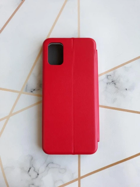 Чохол-книжка з малюнком для Samsung Galaxy A31 Червоний :: Рожеві квіти (принт 287) - Фото 4 Чохол-книжка з малюнком для Samsung Galaxy A31 Червоний :: Рожеві квіти (принт 287) - зображення 4