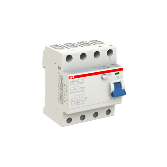 Пристрій захисного відключення ABB F204AC-40/0,03 - зображення 3