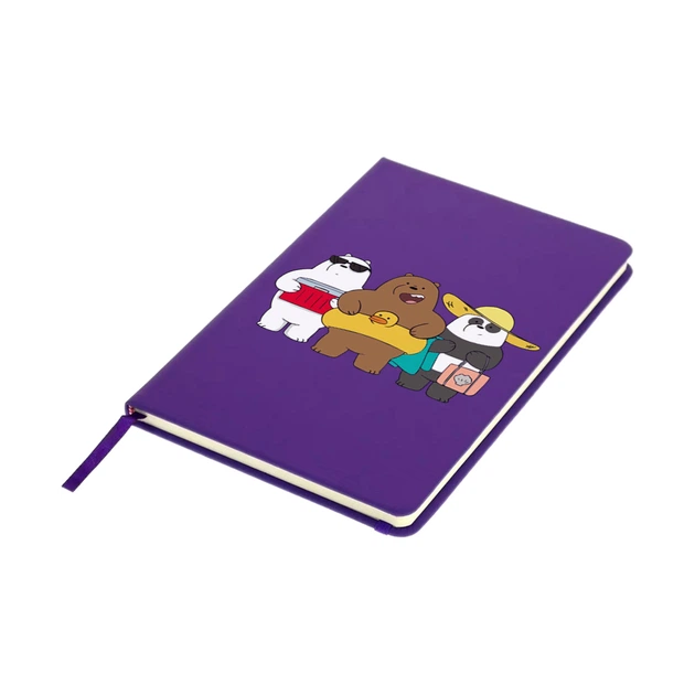 Блокнот А5 Вся правда о медведях (We Bare Bears) Фиолетовый (92288-2893-PU) - изображение 5